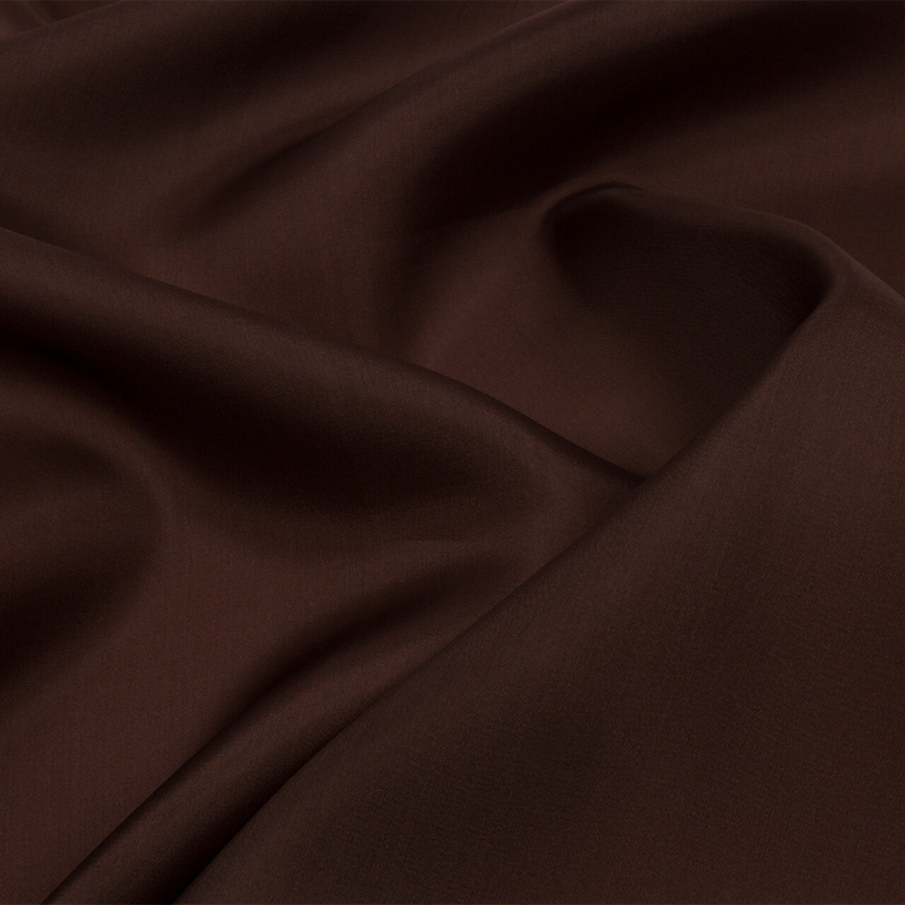 1 Yard Dark Brown Silk Satin Face Organza Premium Fabric Ideal for Formal Wear Special Occasion 54 Inches Wide